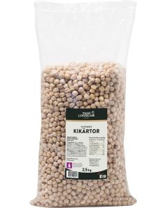 Torkade Kikärtor 2x2,5 kg