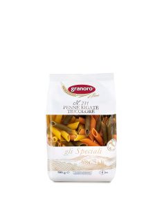 Pasta Penne Rigate Tricolore 500g