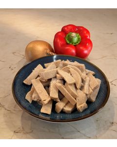 Middagskorv av lax strimlad ASC 5kg