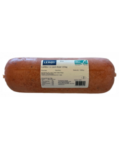 Laxfärs i rullpack fryst 1,8 kg x 4 st ASC Leröy
