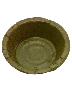 Leafy bowl 13 cm 100% BIODEGRADABLE. ( ENGÅNGSTALLRIK )