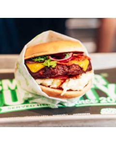 Burger Fava 39 x150 g/ 5.85 kg ( vegansk burgare baserad på protein från favaböna och ärta, ostekt)