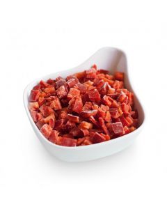Fryst röd paprika 10x10mm