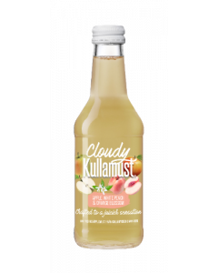 Cloudy Äpplemust Apple/ White Peach 12 x 250ml och Cloudy Äpplemust Apelsin/bergamott 12 x 250 ml