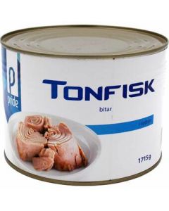 Tonfisk bitar i vatten 6x1715g