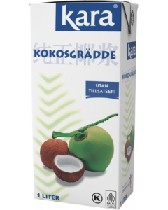 Kokosgrädde 24% UHT tetra 12x1l