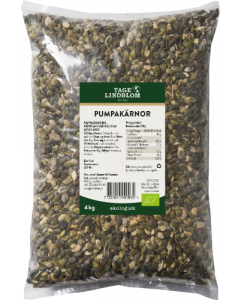 Pumpakärnor Eko 2x4kg