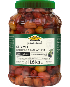 Olivmix grekisk 6 x 1,6 kg 9,6kg/kart
