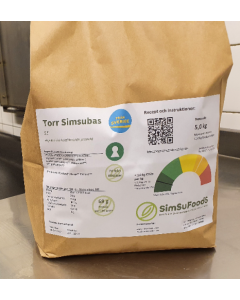 Torr Simsubas SE 5.0 KG - Ärt - Havre - Vete - Åkerböns protein- 50 kg 