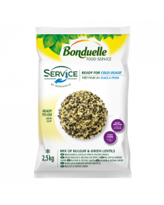 Bulgur & Gröna linser 4x2,5kg