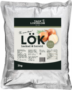 Hackad Beredd Lök 6x6mm 5x3kg