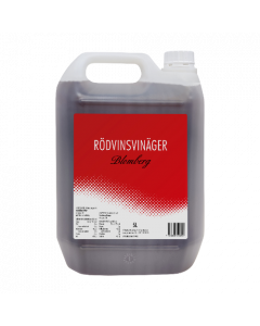 Rödvinsvinäger 6% dunk 4x5L