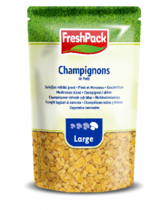 Champinjoner skivade i påse 6X2460g
