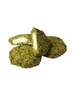 Spenat-grönsaksbiff färskost 80g 5,6 kg