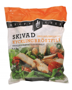Kycklingbröst grillad skivad 4x2,5kg