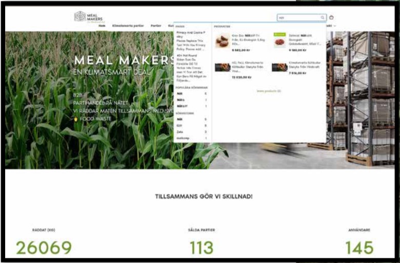 mealmakers startsida